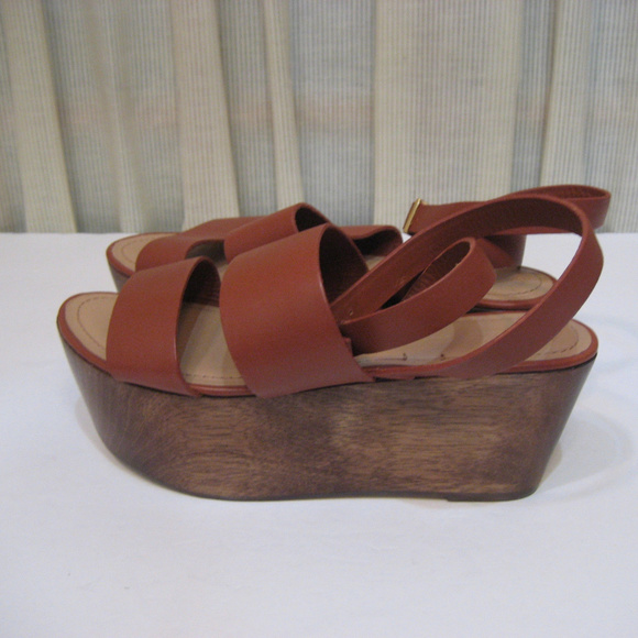 Elizabeth and James NWOB BAX Leather Platform Sz 8 - Picture 6 of 8